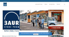 Desktop Screenshot of baur-store.de